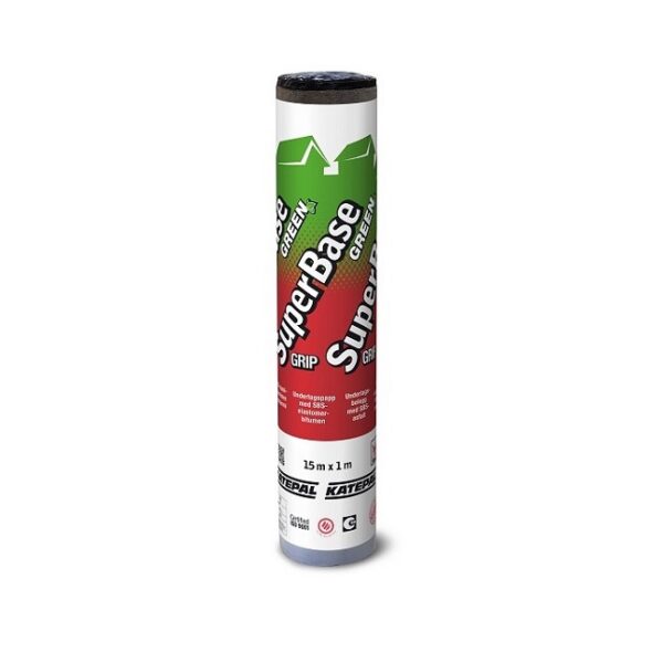 Aluskermi SuperBase Grip Green 1x15m