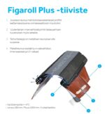 Ulkotaitetiiviste Figaroll Plus 5m musta - Image 2