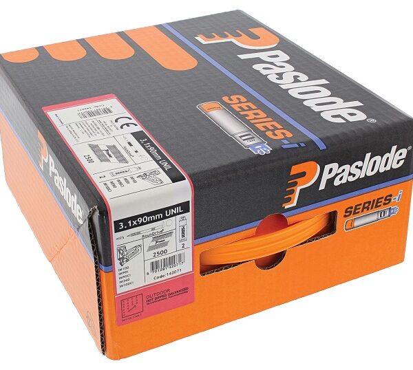 Paslode naula IM90-IM100 3.1x90mm 34° KZN sileä 2500 kpl