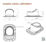 Läpivienti Vilpe Classic loiva - Image 2